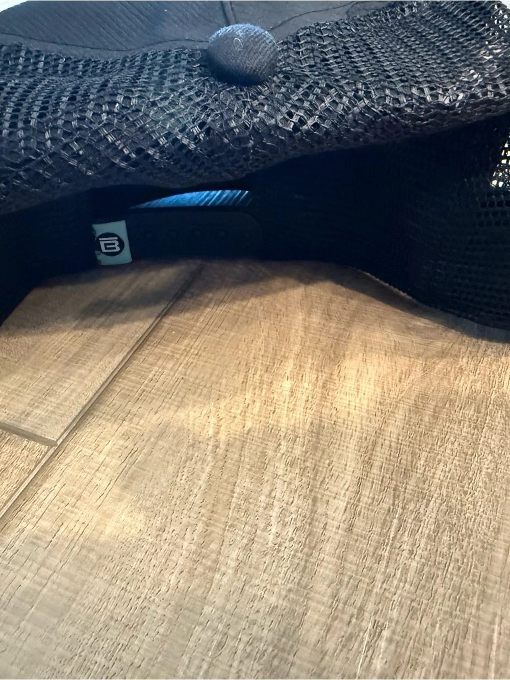 BOTE Stand Apart Premium Board Co Trucker Hat Cap Mesh Back Black Teal Rope VTG